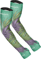 FARMER'S DEFENSE Gardening Arm Sleeves|UV Cooling Protective Sleeve Women & Men|Anti-Scratch Cover Sun UPF Outdoor Protection - Sea-Weed - L/XL