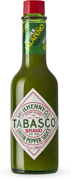 TABASCO Brand Green Jalapeno Pepper Hot Sauce, Mild Heat, Glass Bottle, Versatile & Balanced, Crisp & Zesty, Great on Mexican Dishes & More, 5 Fl Oz (Pack of 1)