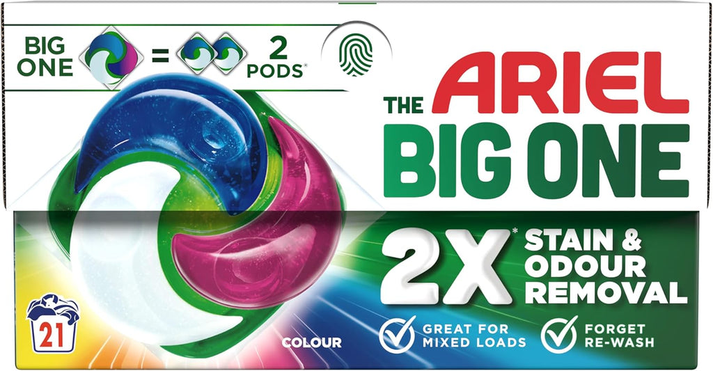 Ariel Colour The Big One Laundry Capsules 21 Washes