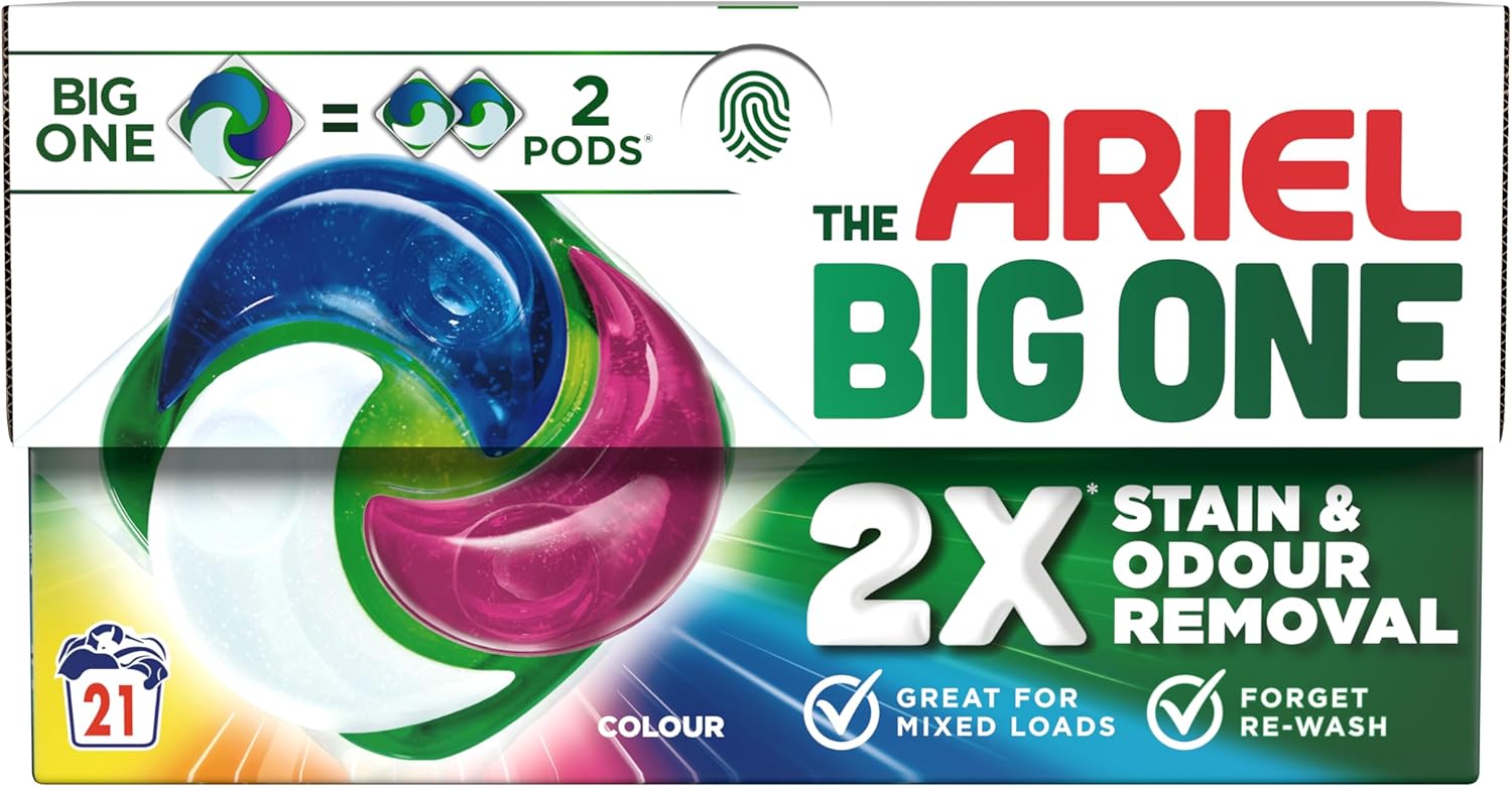 Ariel Colour The Big One Laundry Capsules 21 Washes
