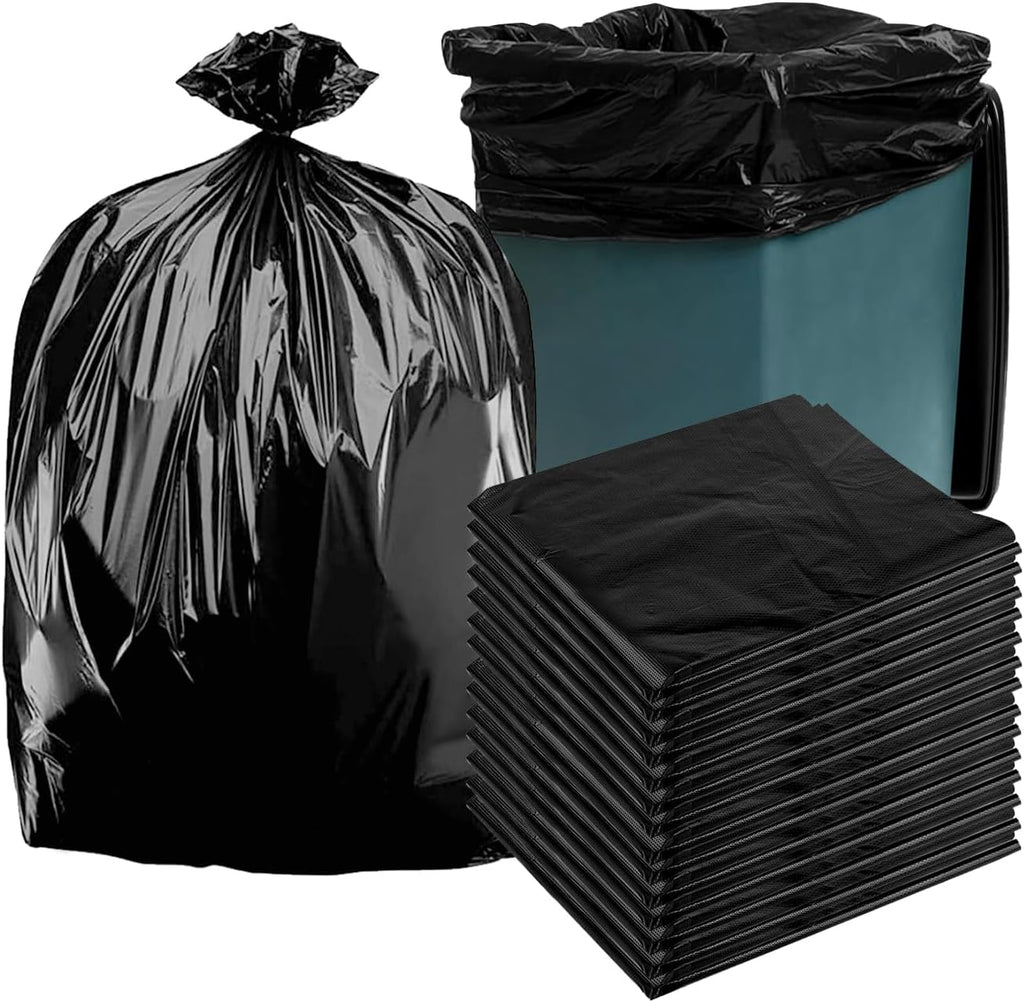 70 gallon 47.24 inches wide x 55.12 inches high Large garbage bag, thick and oversized, hotel, oversized plastic bag, disposable commercial and household use (40 pieces).