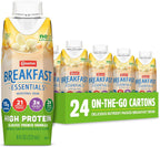 Carnation Breakfast Essentials High Protein Ready-to-Drink, Classic French Vanilla, 8 FL OZ Carton (Pack of 24)