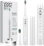 Voom Sonic Pro 5 Electric Toothbrush for Adults - Ultrasonic Electric Toothbrushes with Replacment Brush Head, Dentist Recommended Power Sonic Toothbrush with 5 Modes