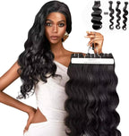 TRIIPPY Body Wave Bundles Human Hair,100% Raw Cambodian Hair Wavy 3 Bundles,Triple The Lifespan Over Regular Virgin Hair Bundle,No.1 Raw Hair Brand On Amazon?22 22 22 Inches,Natural Color
