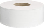 AmazonCommercial 2-Ply White Jumbo Roll Toilet Paper, 9 in, Septic Safe, Compatible with Universal Dispensers, FSC Certified, 1000 Feet Per Roll (Pack of 12)