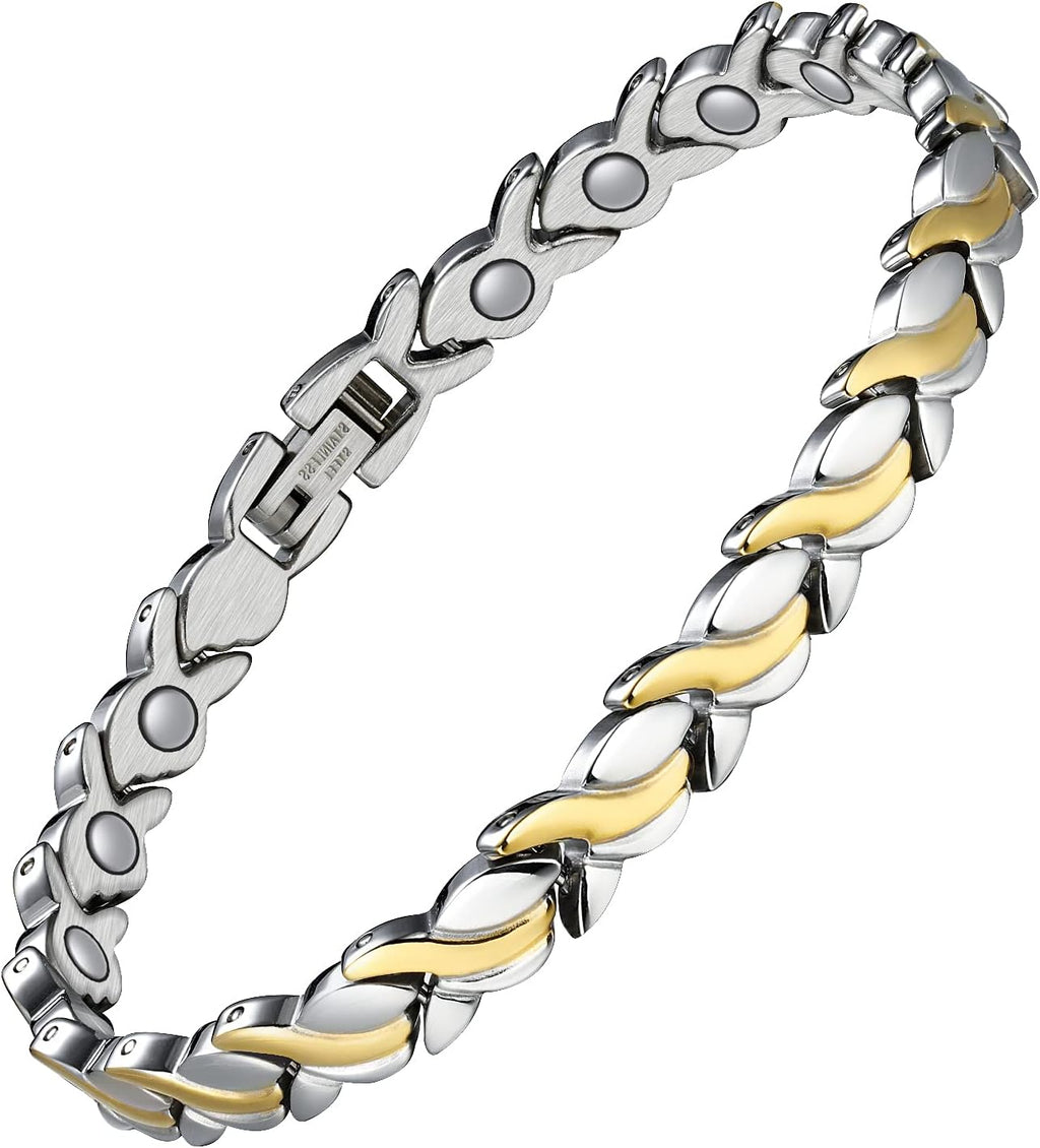 Jecanori Magnetic Bracelets for Women, Mermaid Adjustable Magnet Bracelets, Mother's Day Jewelry Gifts with Box(Mermaid Series)