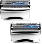 70S Series 7 Replacement Head for Braun Series 7 Foil Shaver Replacement Heads for Braun Series 7 Replacement Compatible with Series 7 Shavers 70s 720,750CC, 760CC,790CC,9565 Foil Shaver（2Pack ）