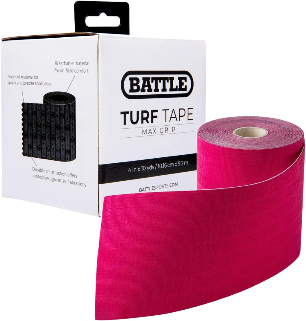 Battle Sports Football Turf Tape - Extra Wide - 30 feet, Waterproof Athletic Tape - Flexible, Breathable, Easy to Cut