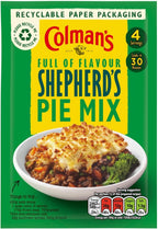 Colman's Shepherd's Pie Recipe Mix perfect with creamy mashed potato quick to prepare pie mix 50 g