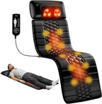 Shiatsu Full Body Massage Mat with Heat, Detachable Massager Pad, 10 Vibrating Motors, 9 Intensity Levels, Deep Tissue Pain Relief for Back, Neck & Legs – Relaxation at Home or Office