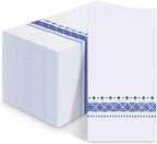 Spiareal 200 Pack Disposable Paper Napkins, 17"x 12"bathroom Paper Towels for Guest, Soft Dinner Napkins Absorbent Decorative for Kitchen Wedding Christmas Birthday Parties or Events Supply(Blue)