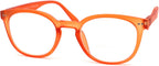 SA106 Unisex Round Keyhole Plastic Rim Bi-focal Reading Glasses