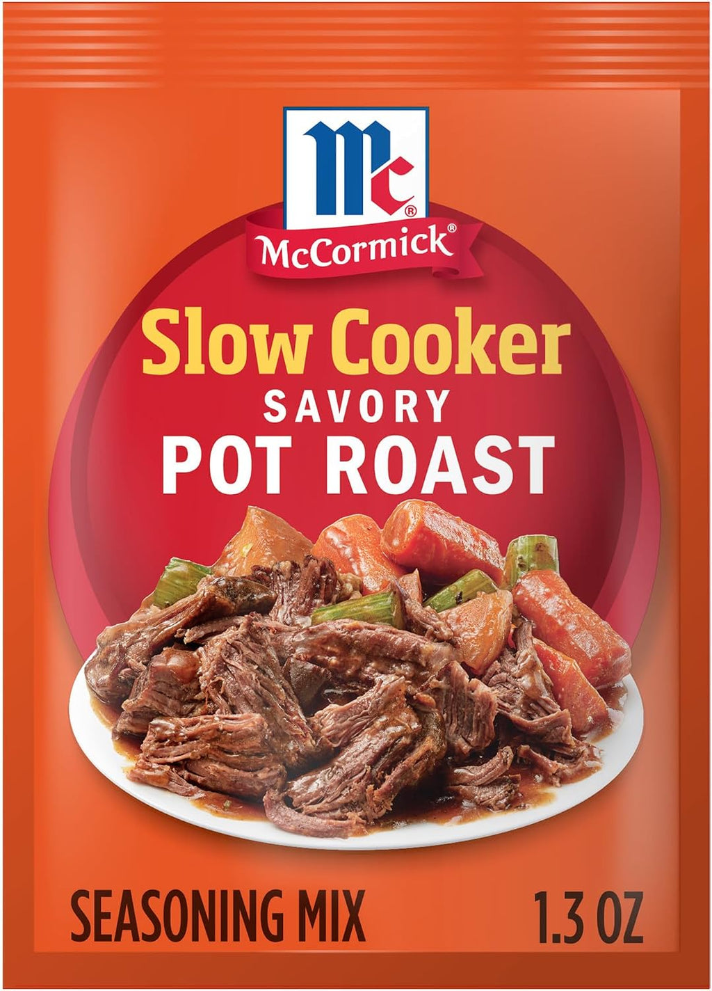 McCormick, Slow Cooker Savory Pot Roast Seasoning Mix, 1.3 Oz (Pack of 1)