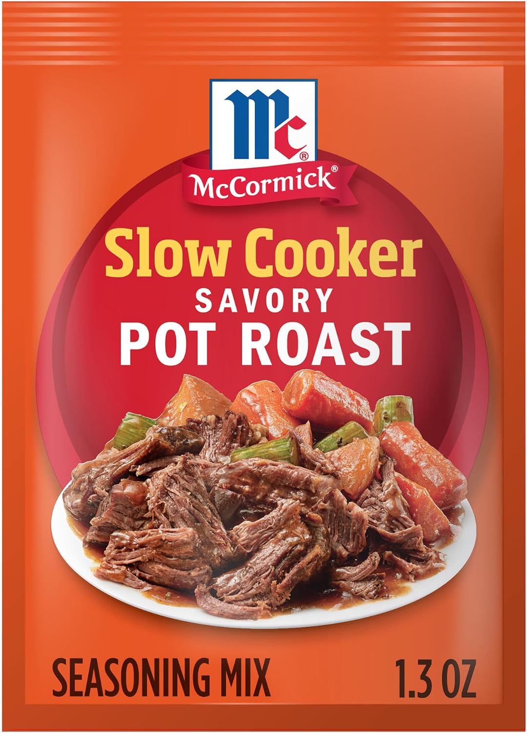McCormick, Slow Cooker Savory Pot Roast Seasoning Mix, 1.3 Oz (Pack of 1)