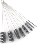 16 Inch Extra Long Pipe Cleaning Brush Set Abrasive Filament, 8 Piece Variety Pack for Removal of Rust, Corrosion, Paint, Etc.