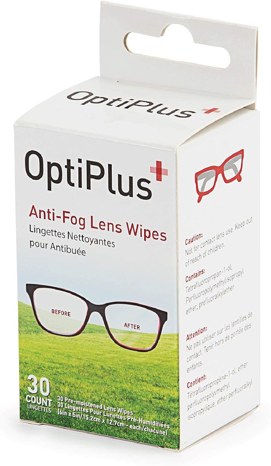 OptiPlus Anti Fog Lens Wipes