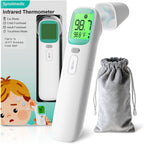 Baby Thermometer for Kids - Ear Thermometer FSA-HSA Eligible, Digital Thermometers for Adults, Accurate Infrared Forehead Termometro with Fever Alarm & Mute Mode,40 Memories (Green 1 Pack)