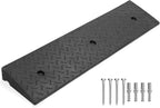 Threshold Loading Ramp Indoor Outdoor 7700lbs Load Capacity Car Slope Ramp Anti-Slip Wheel Chair Ramp for Bike, Scooter, Motorcar, Truck（3'Rise，1PCS）