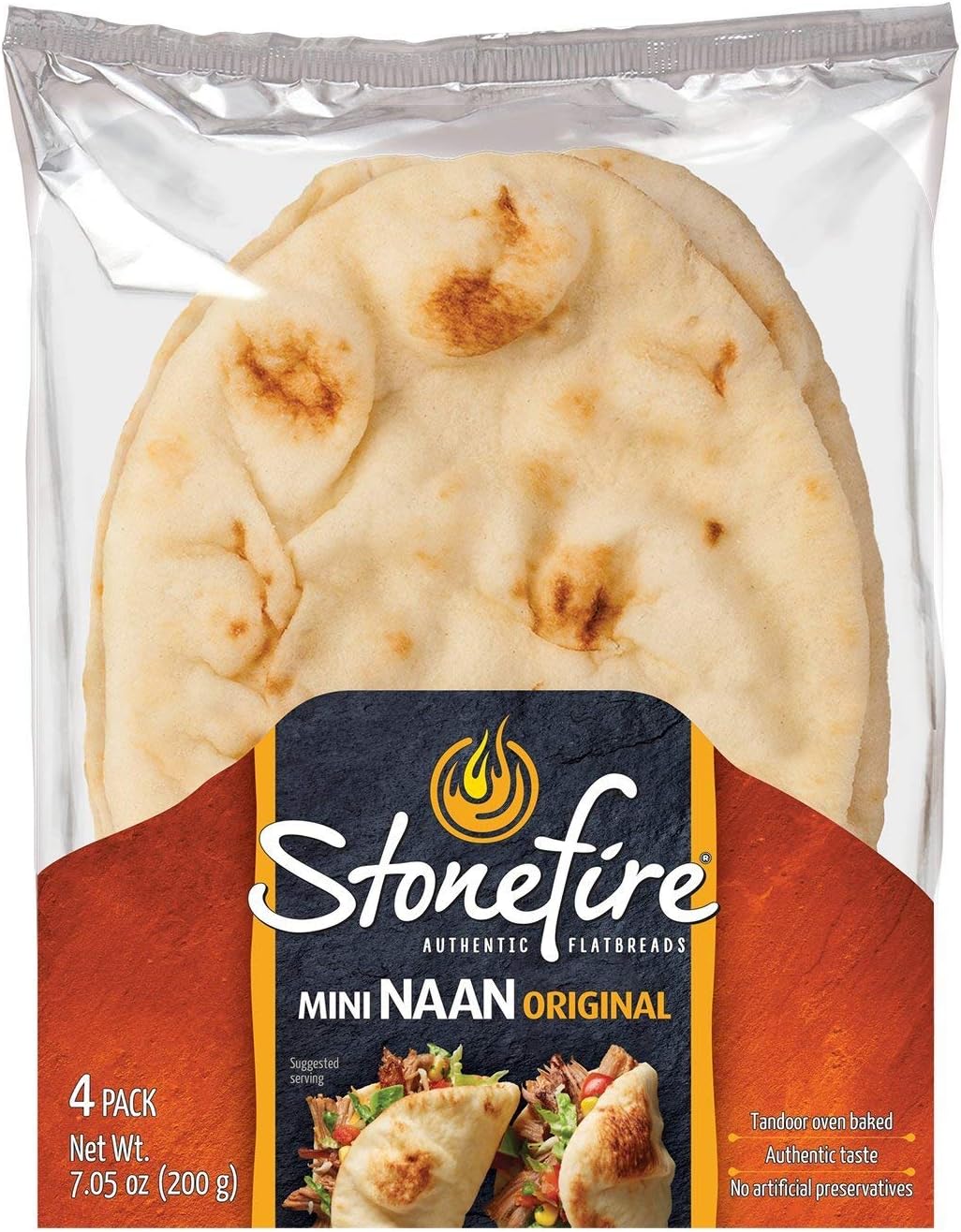 Stonefire Tandoor Baked Mini Naan, 7.05 oz 4 CT