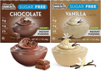 Simply Delish Natural Instant Pudding Variety Pack, 1 Chocolate & 1 Vanilla
