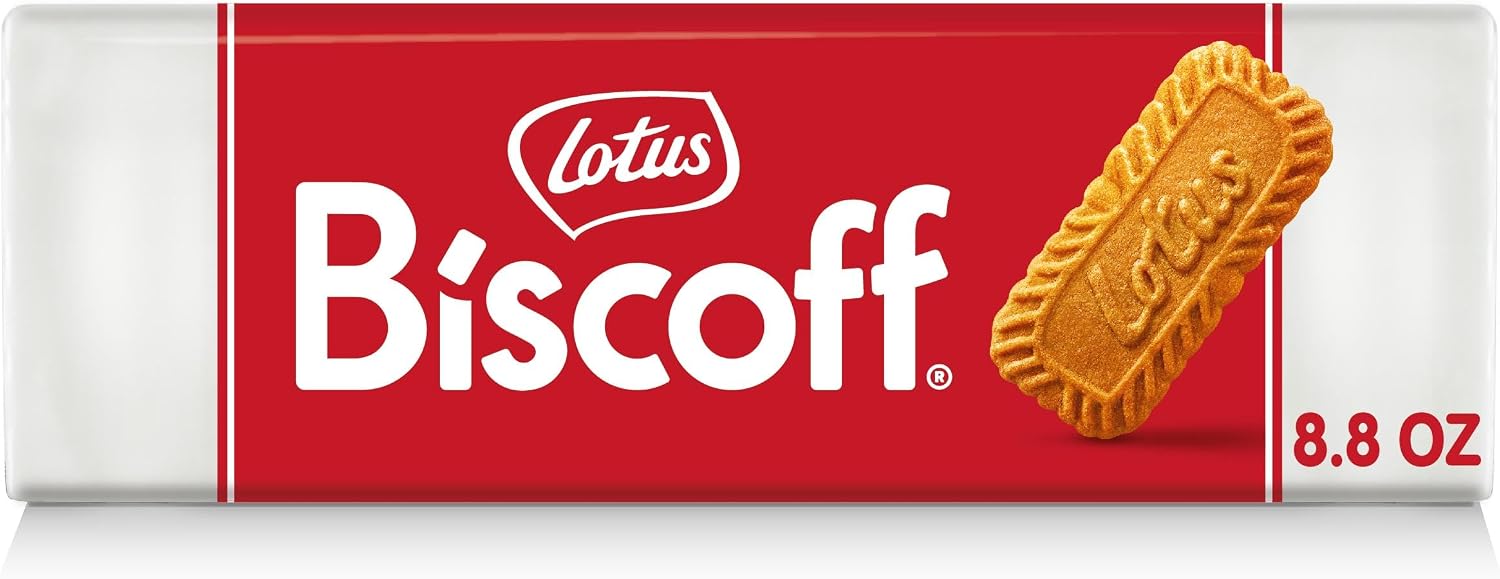 Lotus Biscoff - European Biscuit Cookies - non GMO Project Verified + Vegan - 8.8 Ounce
