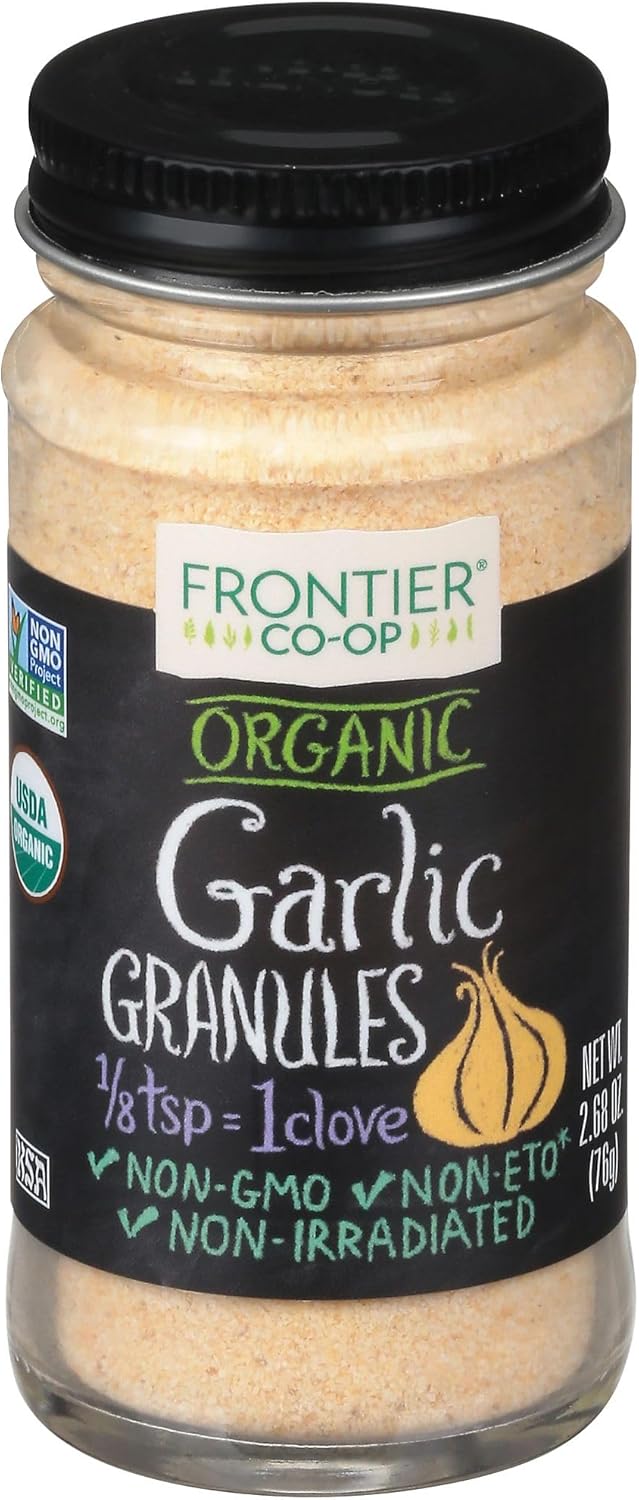 Frontier Herb Organic Garlic Granules, 2.7 oz