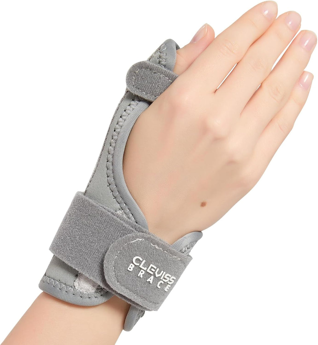 Thumb Support Brace for Right or Left Hand, Adjustable Thumb Spica Splint for Pain Relief, Arthritis, Tendonitis, Sprains, Carpal Tunnel, Thumb Stabilizer for Women and Men