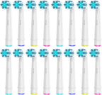 16pcs Kids Replacement Heads Compatible with Braun Oral B Kids Electric Toothbrush, Ultra Soft Bristles