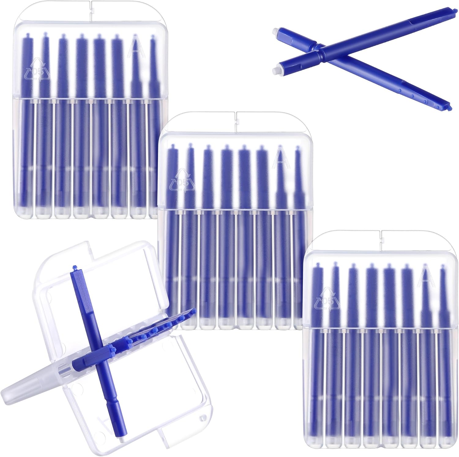 32 Pcs Wax Guard Filters, Compatible with Audien Hearing, 1.5mm Replacement Wax Filters, Hearing Aid Accessories and Supplies Cleaning Tool for Earwax Removal Protection, Blue, 4 Pack