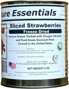 Future Essentials Canned Freeze Dried Sliced Strawberries (2.2 oz)