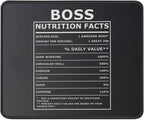 Boss Nutritional Facts Mouse Pad - Funny Boss Day Gifts Office Gifts - Moving Appreciation Retirement Birthday for Men Women Boss from Employees - 9.5 Inch Mouse Mat