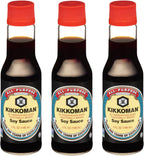 Kikkoman Naturally Brewed Soy Sauce, 5 Ounce (Pack of 3)