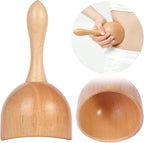 Komogir Handhleld Wooden Massage Cup Wood Therapy Massage Tool Body Sculpting Tools for Maderoterapia,Lympahtic Drainage,Anti-Cellulite,Muscle Pain Relief