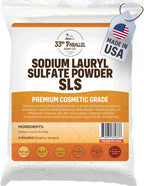 2 Pound Sodium Lauryl Sulfate (SLS) Powder | High Foaming Surfactant for Soap Making, Shampoo & Cleansers – Powerful Lathering Agent for Personal Care Formulations | 2 Pound / 32oz