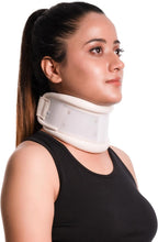 Wonder Care Rigid Cervical Collar Plastic Neck Support Brace Adjustable Height Collar Support Brace Wraps Aligns & Stabilizes Vertebrae Neck Brace for Neck Pain & Spine Pressure for Men and Women