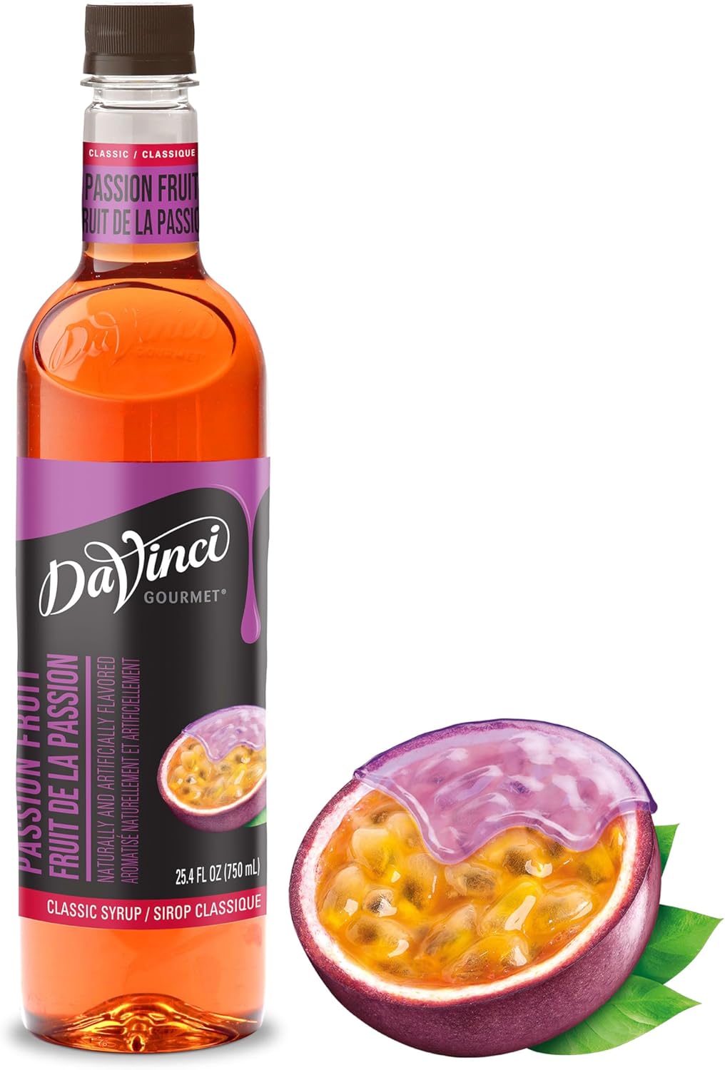 DaVinci Gourmet Classic Passion Fruit Syrup, 25.4 Fluid Ounces (Pack of 1)