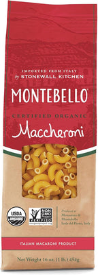 Montebello Organic Maccheroni, 1 lb