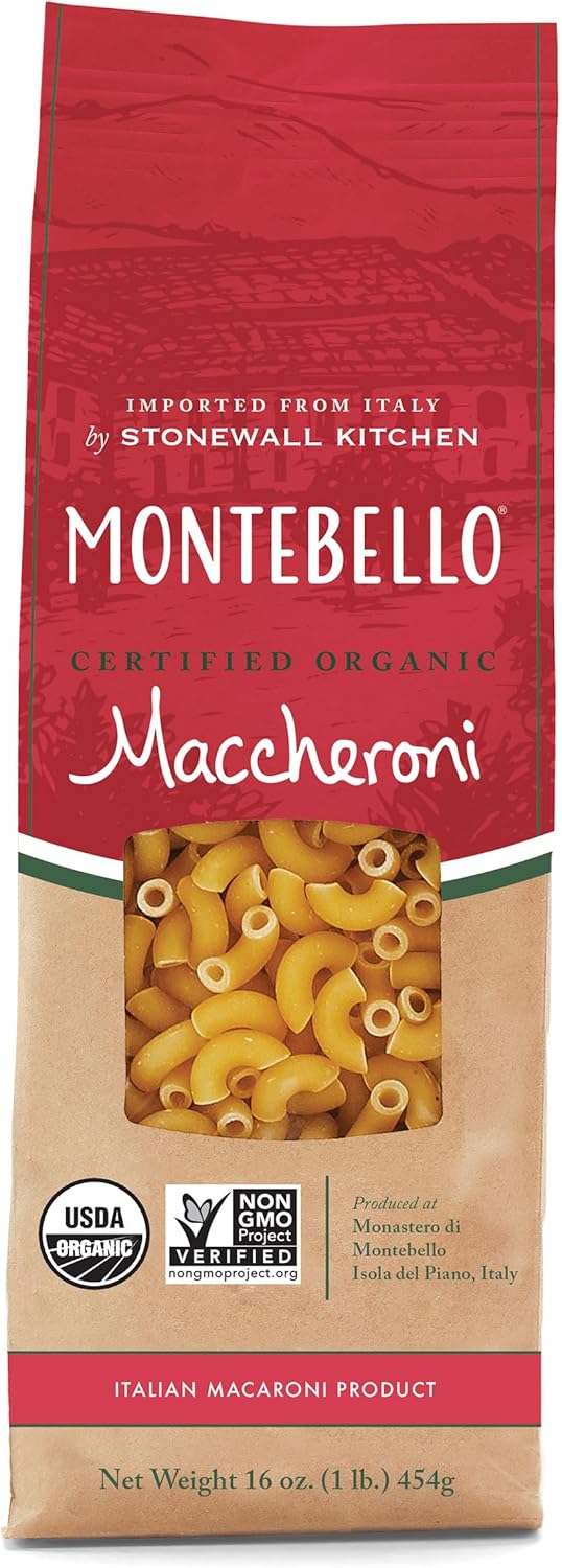Montebello Organic Maccheroni, 1 lb