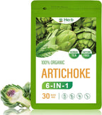 HerbOLITHIC Artichoke Extract Liver Health Tea bag, 6-in-1 Herbal Tea for Detox Cleanse Support w/Milk Thistle Burdock Bupleurum. Ultra-concentrated, Caffeine Free, 30 Individually Wrapped Bags