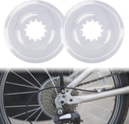 PSLER Flywheel Guard - 2PCS 138 mm Freewheel Spoke Protector for Mountain Bike Road Bike
