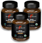 Mount Hagen Instant Espresso Coffee 3 Pack, Eco-friendly Organic Espresso Coffee Made From Medium Roast Arabica Beans, Freeze Dried Instant Coffee, Fair-Trade, Kosher [3x1.76oz/50g Jar]