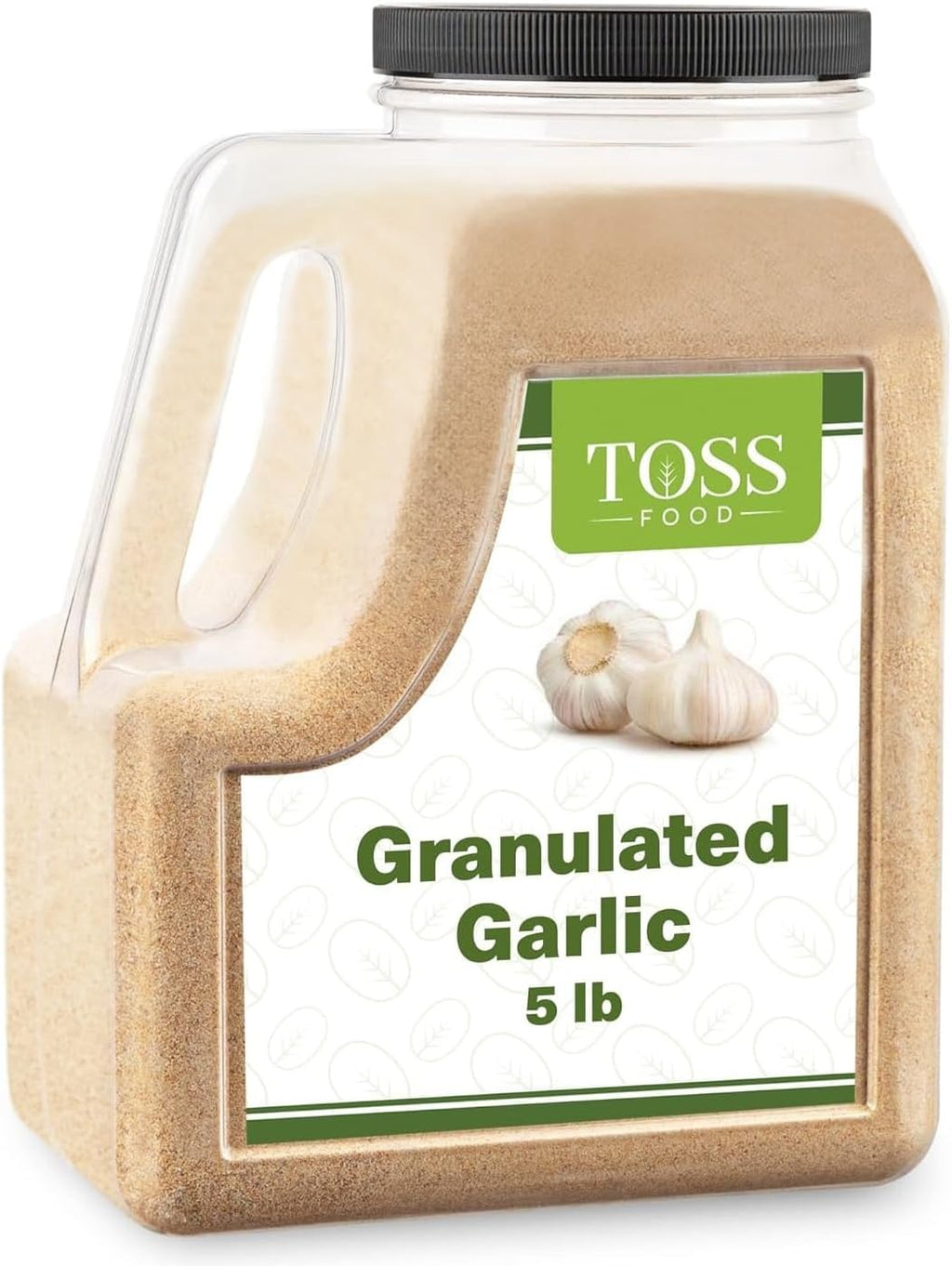 TOSS Granulated Garlic 5 LB - Bulk Granulated Garlic Spice, Great for Flavoring Dishes and Enhancing Taste