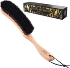 Hat Brush Clothes Brush for Suits Lint Brush Felt Cowboy Hat Cleaner Suit Brush Laundress Lint Roller Wool Cashmere Velvet Furniture Pet Hair Cleaning Kit 100% Horsehair Bristle - 1 Pack