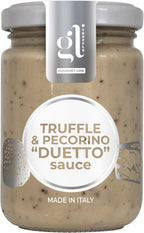 GL Truffle GOURMET LINE Truffle & Pecorino "Duetto" Sauce, Pasta Sauce, 130 gm (4.6oz), Italian Truffle Sauce with DOP Pecorino, Product of Italy