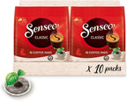 Senseo Classic Medium Roast Coffee Pods, Single Serve Pods Bulk Pack for Senseo Coffee Machine, Compostable Pods for Hot or Iced Coffee, Cold Brew Coffee, 16 Count, Pack of 10