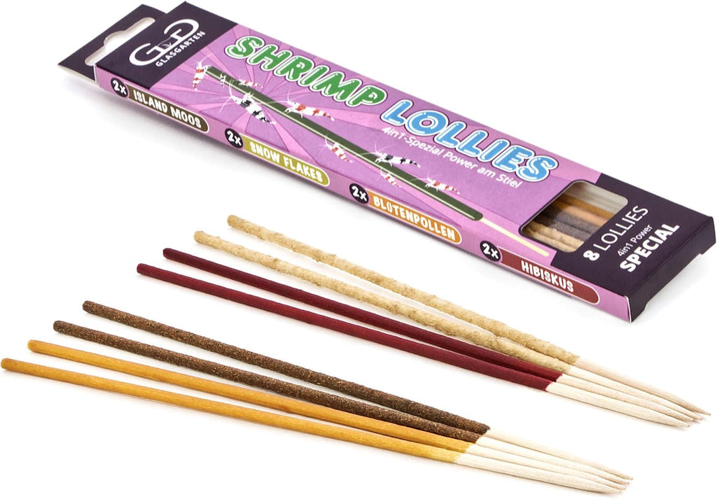GlasGarten Shrimp Lollies - 4in1 Power Shrimp Food (8 Pieces, 4in1 Power Special)