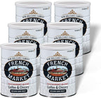 French Market Coffee & Chicory Restaurant Blend Medium-Dark Roast Ground Coffee, 12oz Can (Pack of 6)