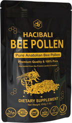 Organic Bee Pollen Granules – 1 lb (454g) – Raw & Natural – EU & USDA Organic Certified – Halal, Kosher, GMP, ISO 22000 – Premium Anatolian Bee Pollen Superfood