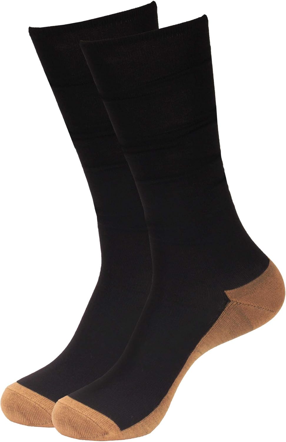 CopperD 1 Pr Rayon from Bamboo Copper Compression Socks Stocking (15-20mmHg) to Reduce Swelling, Better Blood Flow or Comfort Support for Every Day Uses, S/M