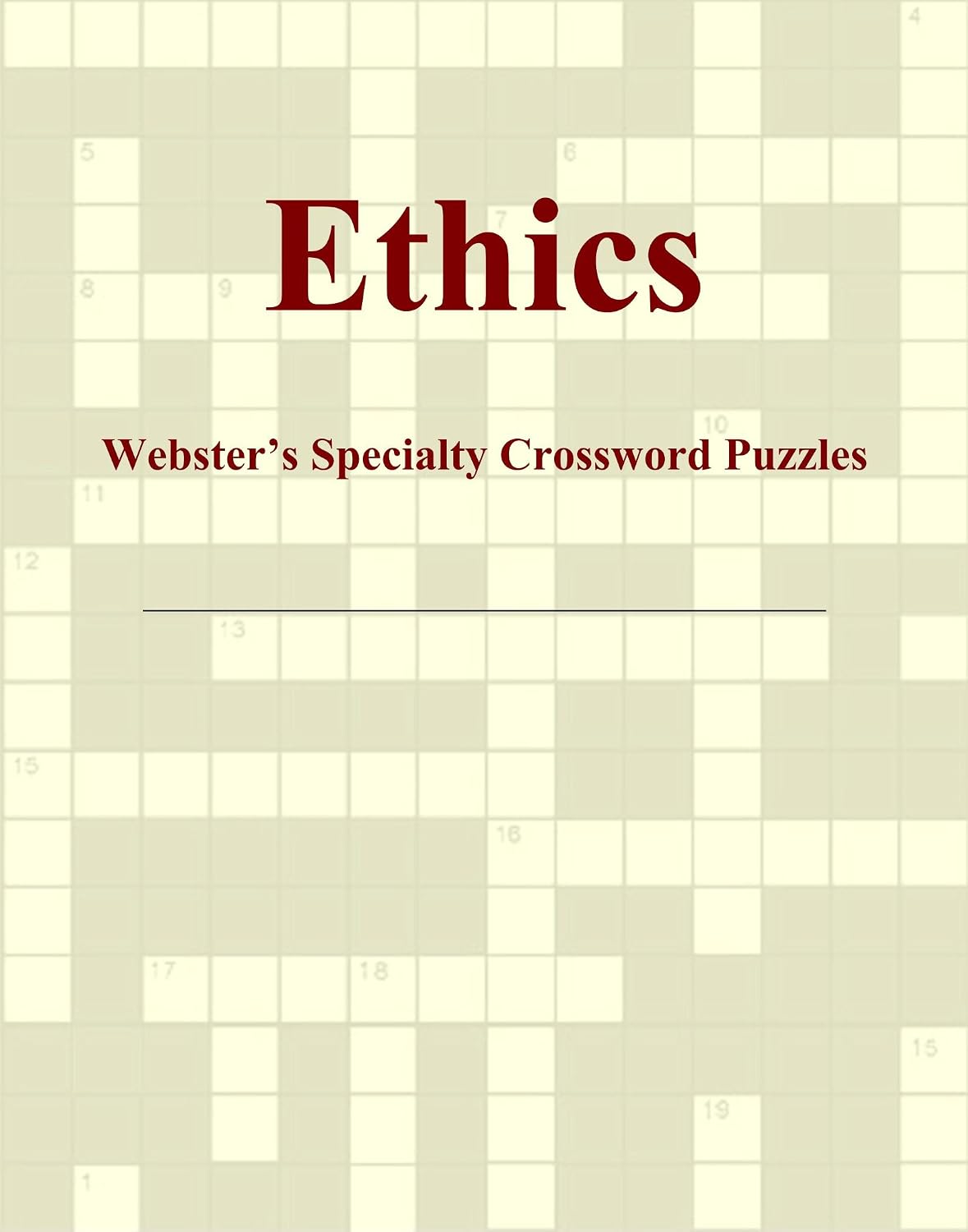 Ethics - Webster's Specialty Crossword Puzzles